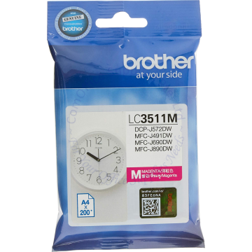 BROTHER INK CARTRIDGE LC-3511M MAGENTA