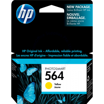 HP INK CARTRIDGE CB320WA (564) YELLOW