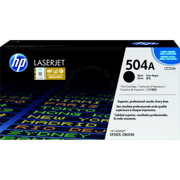 HP TONER CE250A/504A (CP3525/CM3530) BLACK