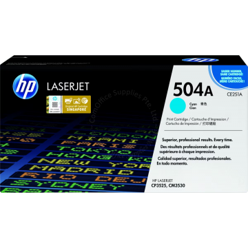 HP TONER CE251A/504A (CP3525/CM3530) CYAN