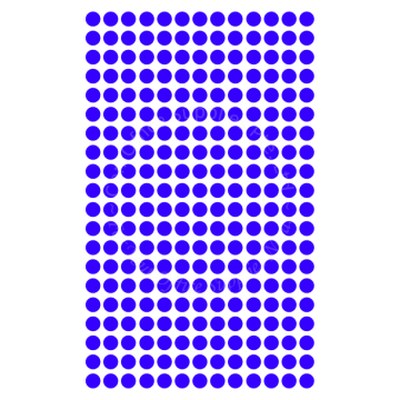 D-BEST FLUORESCENT COLOR LABEL 08MM (2,600s) - BLUE