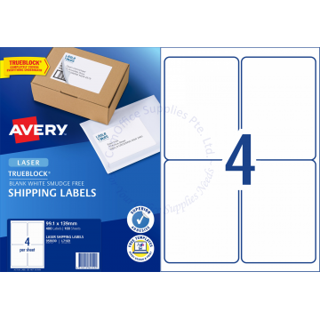 AVERY PARCEL LABELS L7169-100 139x99.1MM