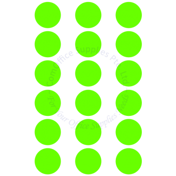 D-BEST FLUORESCENT COLOR LABEL 32MM (180s) - GREEN