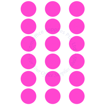 D-BEST FLUORESCENT COLOR LABEL 32MM (180s) - PINK