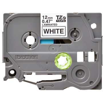 BROTHER TAPE 12MM TZE-231 BLACK/WHITE