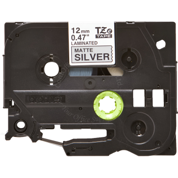 BROTHER TAPE 12MM TZE-M931 BLACK/SILVER