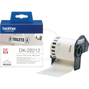 BROTHER WHITE CONTINUOUS FILM ROLL DK-22212 62MMx15.24M