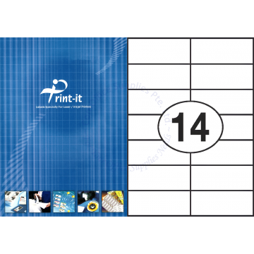 PRINT-IT LASER LABEL PI-1427-5 105x42.4MM