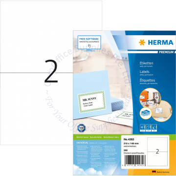 HERMA LABEL #4282 210x148MM