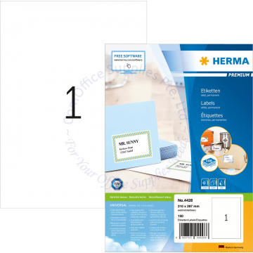 HERMA LABEL #4428 210x297MM