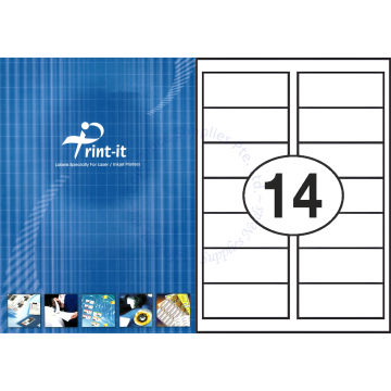 PRINT-IT LASER LABEL PI-1427-1 99.1x38.1MM
