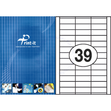 PRINT-IT LASER LABEL PI-39313 60x22MM