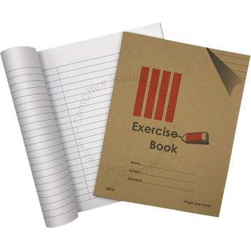 EXERCISE BOOK SOFT COVER A5 120PGS #200B