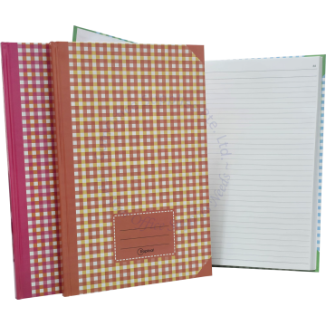 HARDCOVER BOOK F4 400PGS (W/PAGE NUMBER)