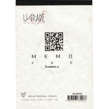 MEMO PAD A6