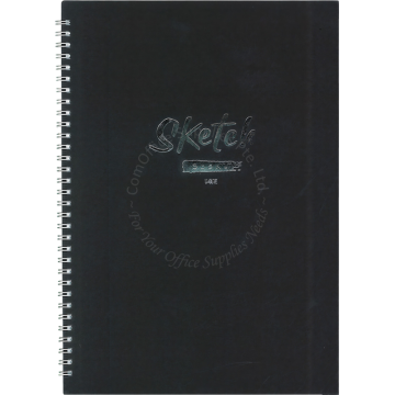 U-GRADE BLACK CARTRIDGE 135G PAPER SKETCH BOOK (40SHEETS)