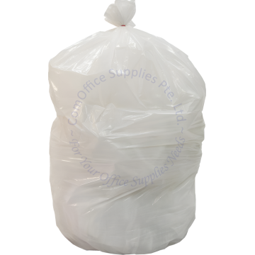 PLASTIC BAG WHITE 19x19"