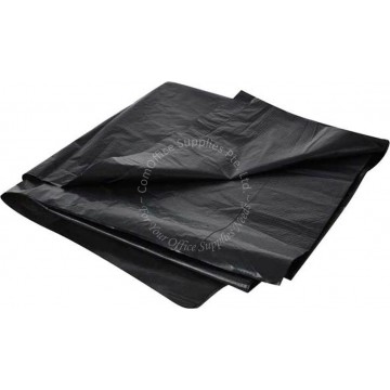 PLASTIC BAG BLACK 32x38"