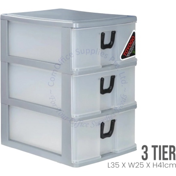 TOYOGO 3-TIER DRAWER A4 #402-3