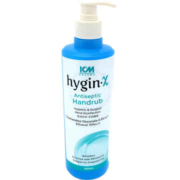 ICM PHARMA HYGIN-X ANTISEPTIC HANDRUB 500ML