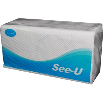 SEE U L-FOLD TISSUE (27PKTSx150s)