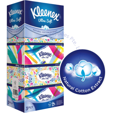 KLEENEX FACIAL TISSUE 3PLY (5BOXx100s)