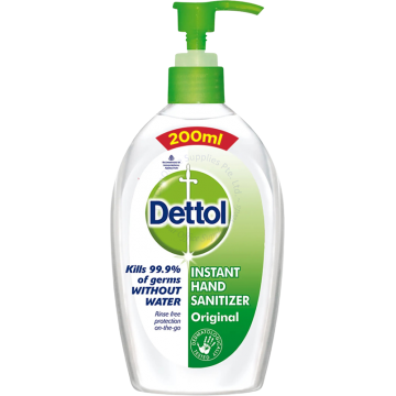 DETTOL INSTANT HAND SANITIZER 200ML - ORIGINAL