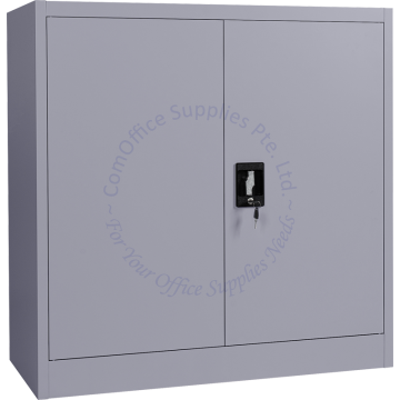 METAL HALF HEIGHT SWING DOOR CUPBOARD W900xD400xH900MM