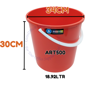 UNICA PLASTIC PAIL #500 5GALLON