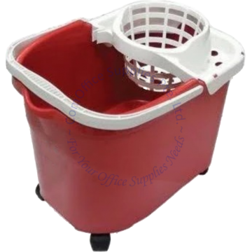 MOP PAIL W/SQUEEZER W/WHEELS #3450