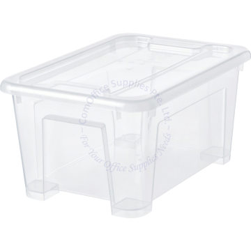 SAMLA TRANSPARENT BOX W/LID 5L #194.408.48