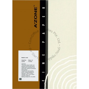 AZONE PAPER A4 250GSM ICE GOLD 10s