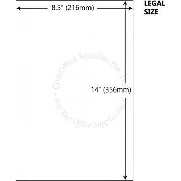 COPIER PAPER LEGAL 80G 8.5x14" (216x356MM)