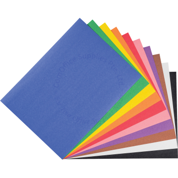 CONSTRUCTION PAPER A4 80G (40s) - ASSORTED COLORS