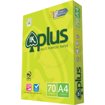 IK PLUS COPIER PAPER A4 70G