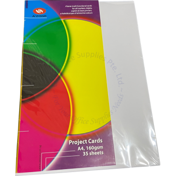 AZONE PROJECT CARDS PPC16A4 A4 160G (35s) - VANILLA