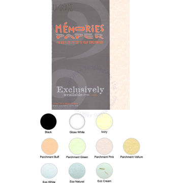 U-GRADE MEMORIES PARCHMENT PAPER EP-MEA4 A4 110G (30s) - GLOSS WHITE