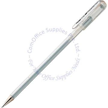PENTEL ROLLER PEN HYBRID K108-Z 0.8MM SILVER