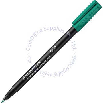 STAEDTLER LUMOCOLOR PERM. PEN 318-5 F GREEN