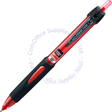UNIBALL POWER TANK RETRACTABLE BALL PEN SN-227 0.7MM RED