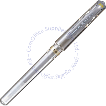 UNIBALL SIGNO BROAD UM-153 SILVER