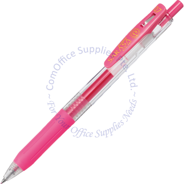 ZEBRA SARASA CLIP GEL INK ROLLER PEN 0.7MM PINK