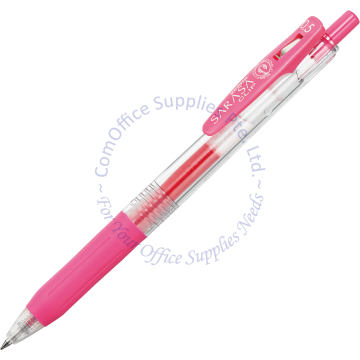 ZEBRA SARASA CLIP GEL INK ROLLER PEN 0.5MM PINK