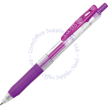 ZEBRA SARASA CLIP GEL INK ROLLER PEN 0.5MM VIOLET
