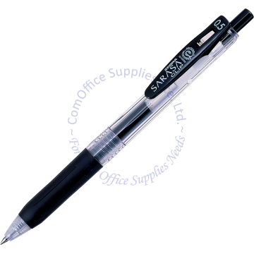 ZEBRA SARASA CLIP GEL INK ROLLER PEN 0.5MM BLACK