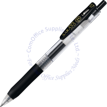 ZEBRA SARASA CLIP GEL INK ROLLER PEN 0.7MM BLACK