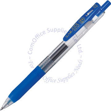 ZEBRA SARASA CLIP GEL INK ROLLER PEN 0.7MM BLUE