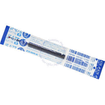 ZEBRA SARASA GEL INK ROLLER PEN REFILL RJF7 0.7MM BLUE