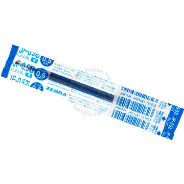 ZEBRA SARASA GEL INK ROLLER PEN REFILL RJF5 0.5MM BLUE