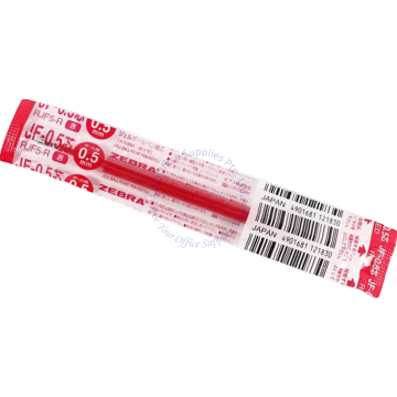 ZEBRA SARASA GEL INK ROLLER PEN REFILL RJF5 0.5MM RED